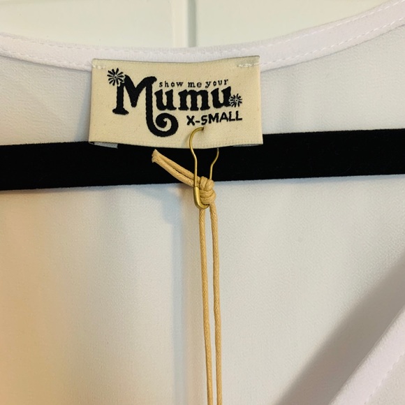 Show me your Mumu. Bright white tunic size XS - Picture 5 of 5